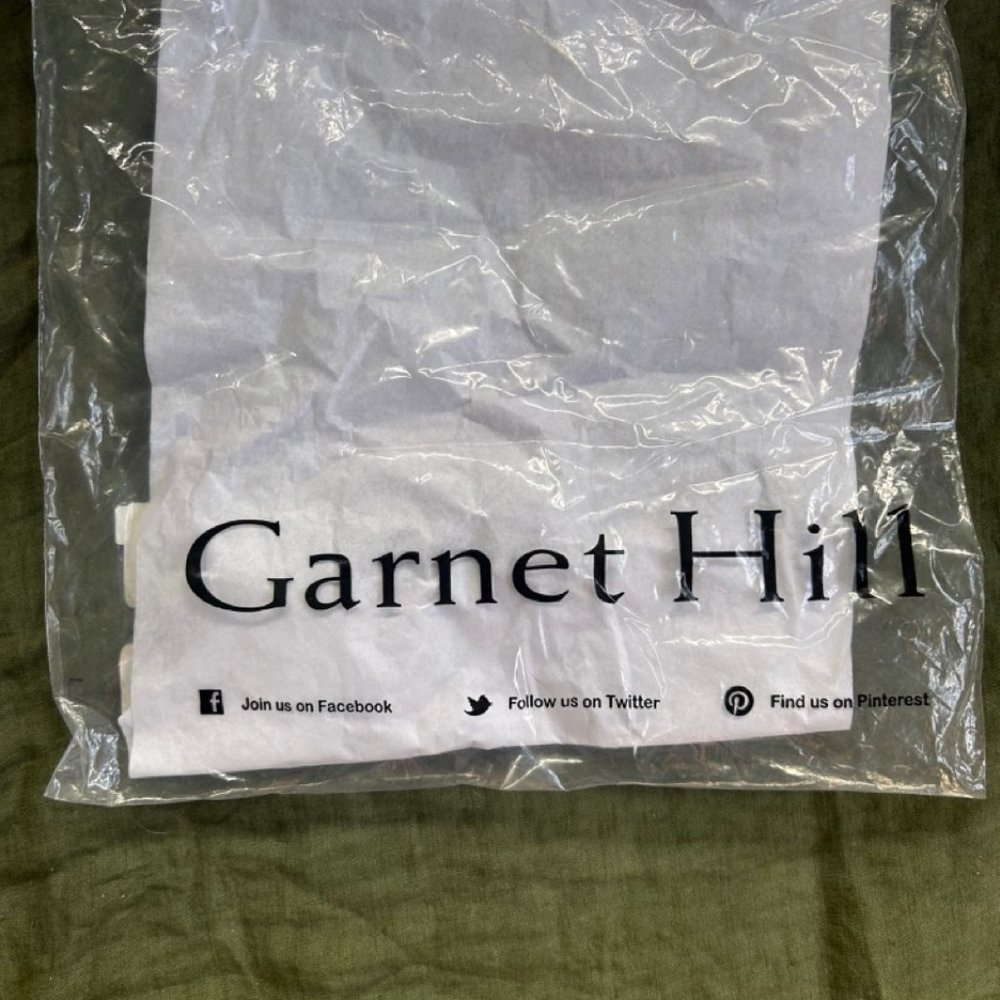 NEW with Tags Garnet Hill Cashmere sweater Pumpkin Tan Donegal - Picture 5 of 7